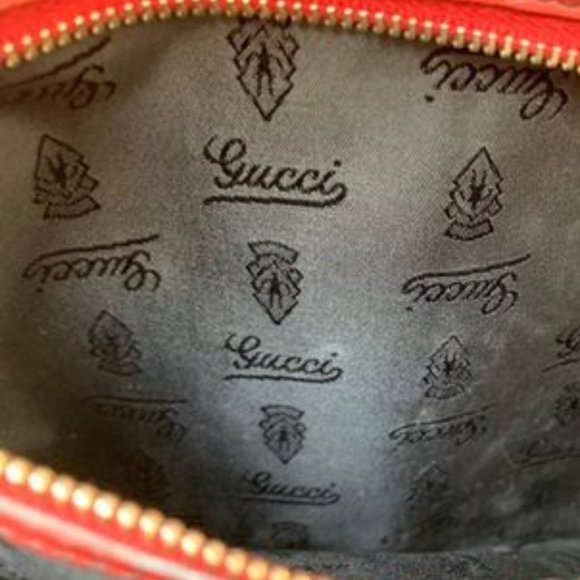 Gucci Red Coated Canvas and Leather Large Dialux Queen Bow Tote Bag - Picture 13 of 15